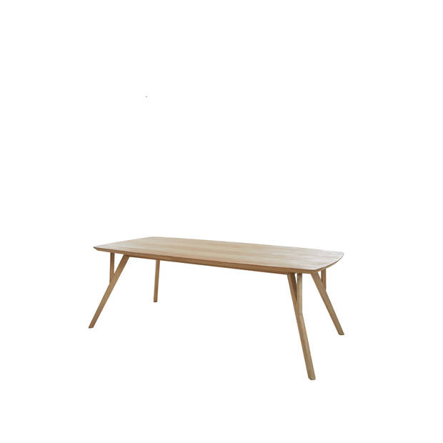 Light & Living - Eettafel QUENZA - 220x100x76cm - Bruin