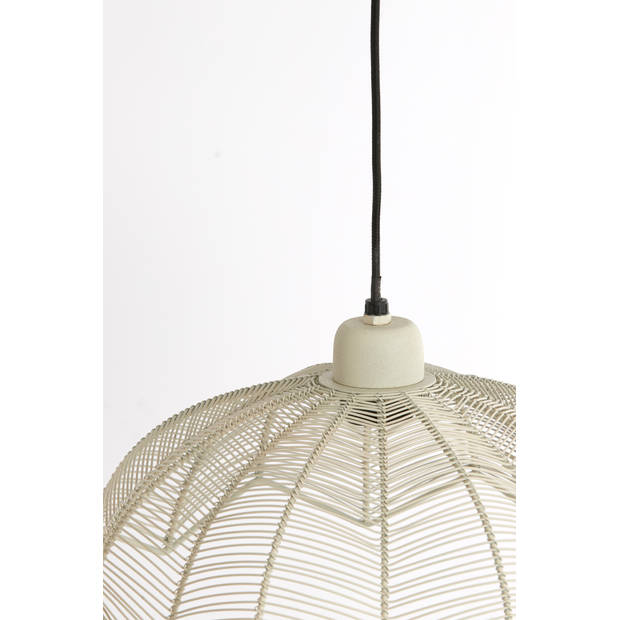 Light & Living - Hanglamp ESPELO - Ø35x15cm - Wit