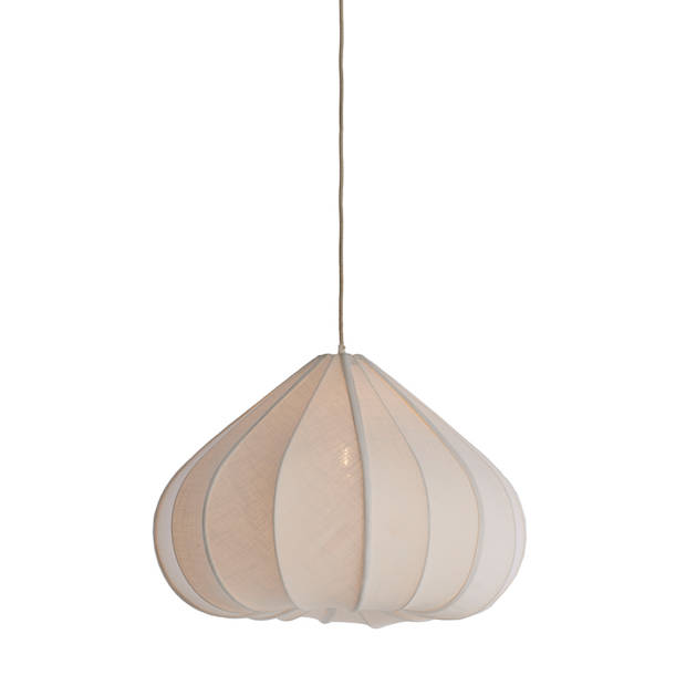 Light & Living - Hanglamp ZUBEDA - Ø58.5x40cm - Wit