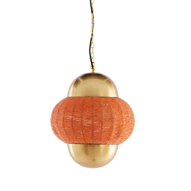 Light & Living - Hanglamp CETARA - Ø33x38cm - Oranje