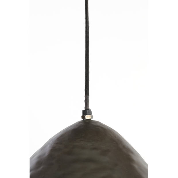 Light & Living - Hanglamp ELIMO - Ø40x25cm - Bruin