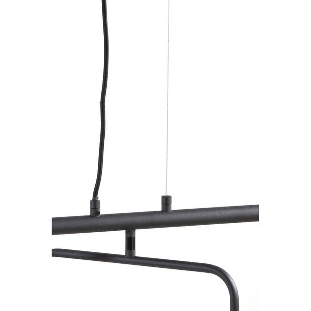 Light & Living - Hanglamp EDISA - 160x50x25cm - Zwart