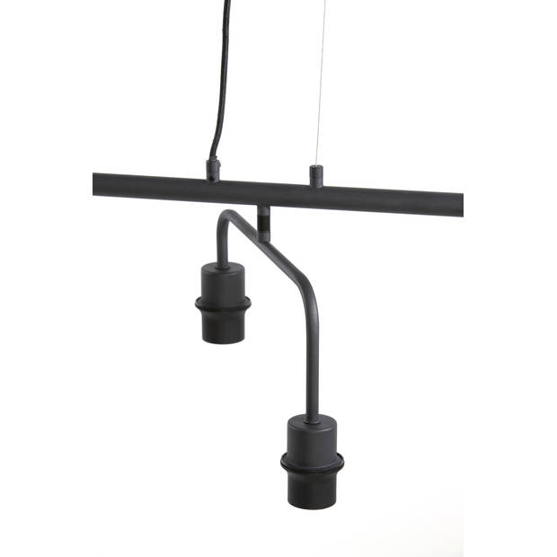 Light & Living - Hanglamp EDISA - 160x50x25cm - Zwart