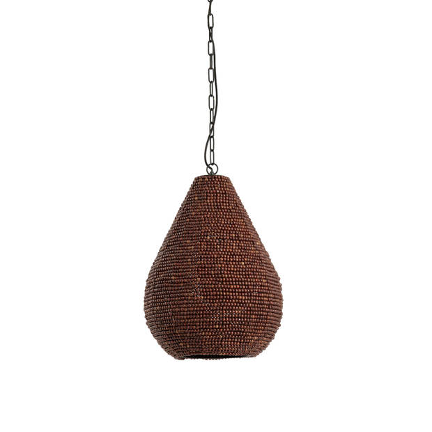 Light & Living - Hanglamp KABINDA - Ø31x39cm - Bruin