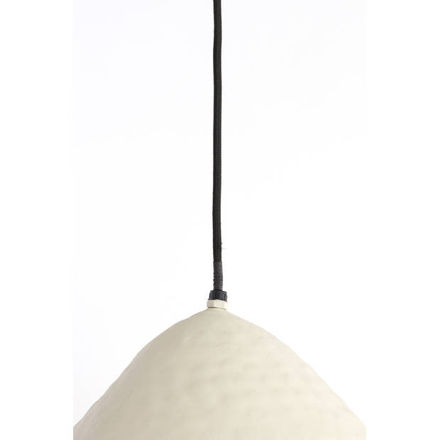 Light & Living - Hanglamp ELIMO - Ø32x20cm - Wit