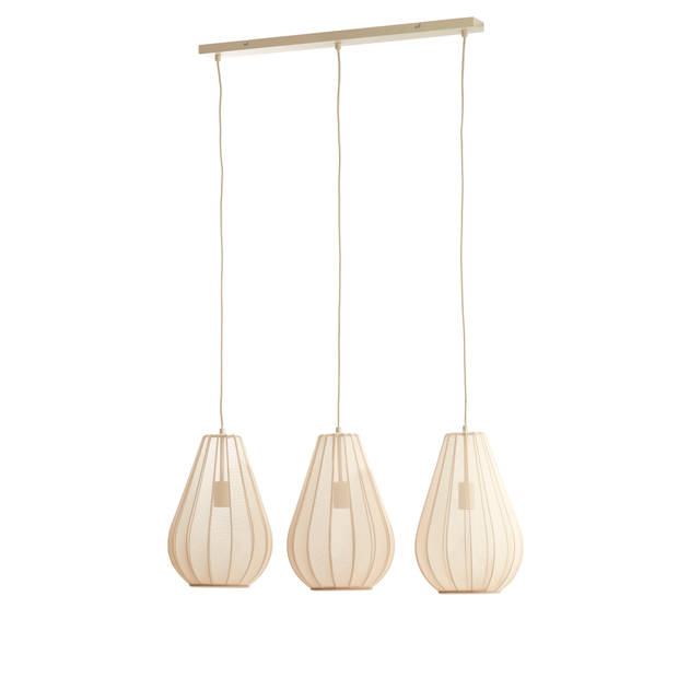 Light & Living - Hanglamp ITELA - 80x8x40cm - Bruin