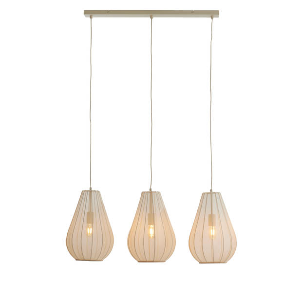 Light & Living - Hanglamp ITELA - 80x8x40cm - Bruin