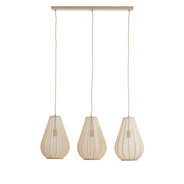 Light & Living - Hanglamp ITELA - 80x8x40cm - Bruin