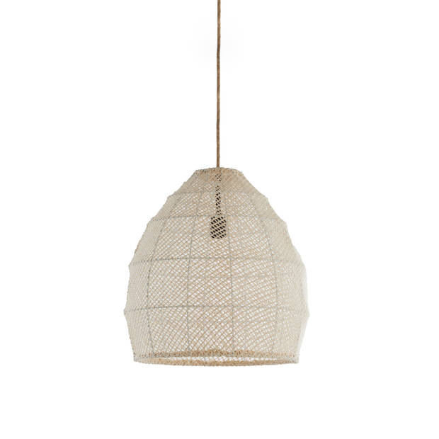 Light & Living - Hanglamp MAKASSAR - Ø42x42cm - Wit