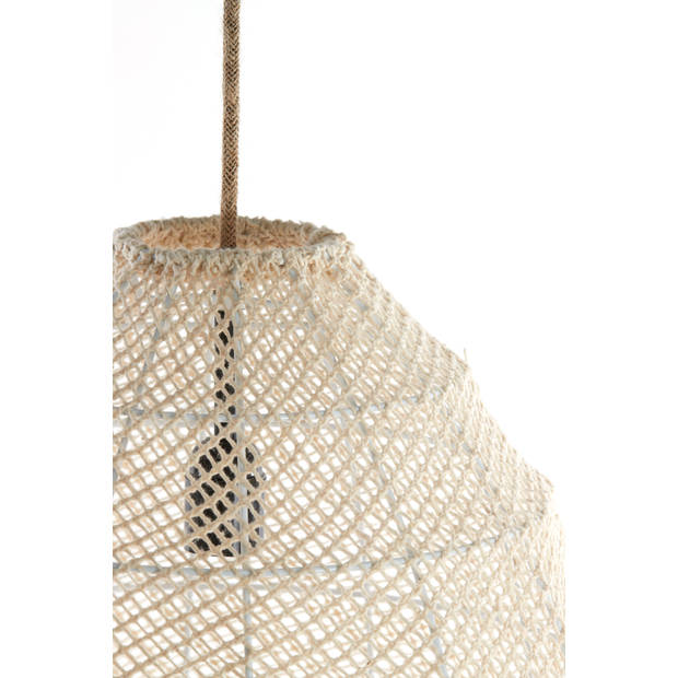 Light & Living - Hanglamp MAKASSAR - Ø42x42cm - Wit