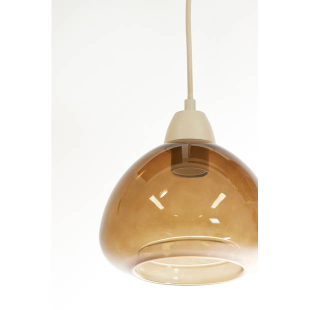 Light & Living - Hanglamp BISHO - 140x19x14cm - Bruin