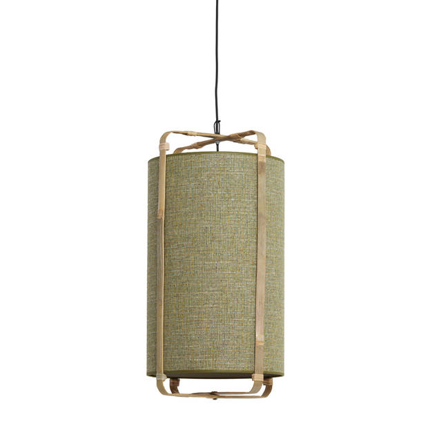 Light & Living - Hanglamp SENDAI - Ø37x66cm - Groen