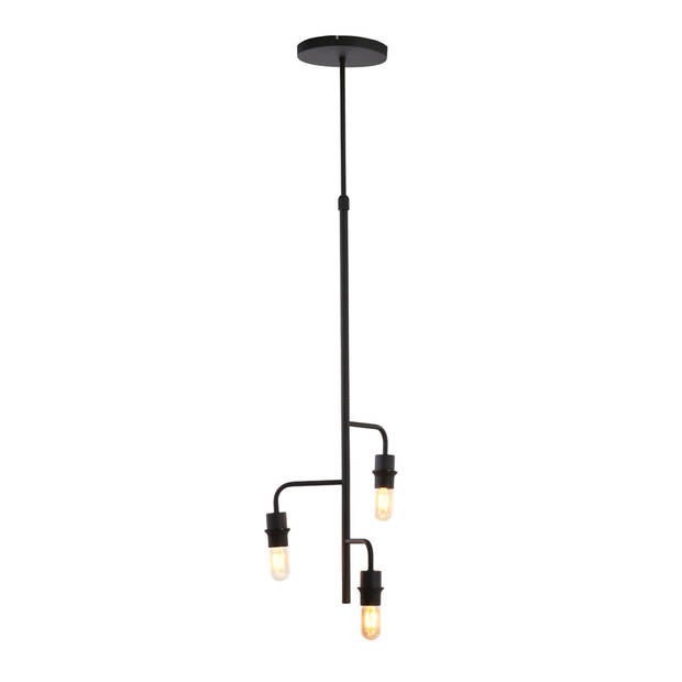 Light & Living - Hanglamp EDISA - Ø48x25cm - Zwart