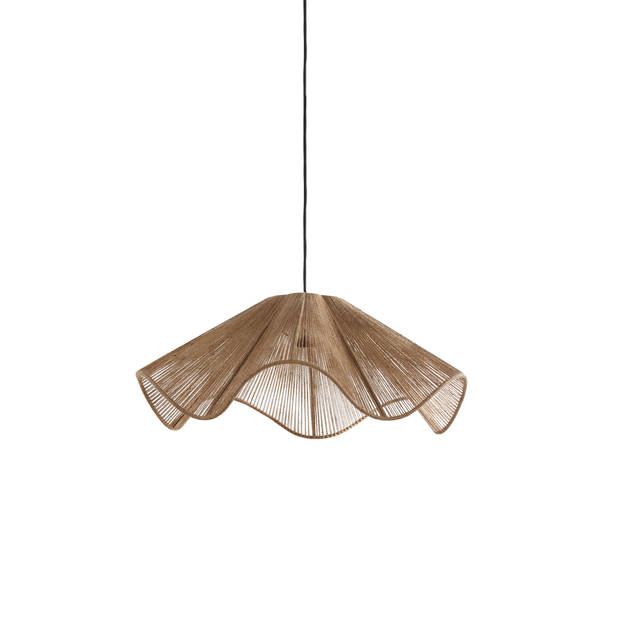 Light & Living - Hanglamp FODARA - Ø60x24cm - Bruin