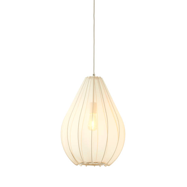 Light & Living - Hanglamp ITELA - Ø38x52.5cm - Bruin