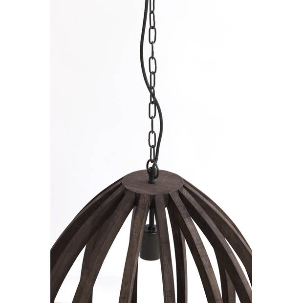 Light & Living - Hanglamp BARSIA - Ø50x54cm - Bruin