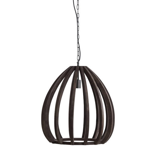 Light & Living - Hanglamp BARSIA - Ø50x54cm - Bruin