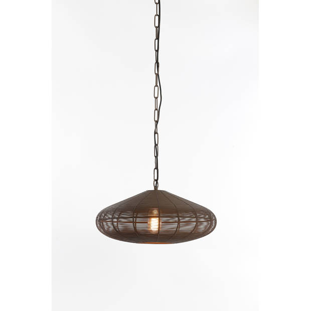 Light & Living - Hanglamp BAHOTO - Ø60x23cm - Bruin