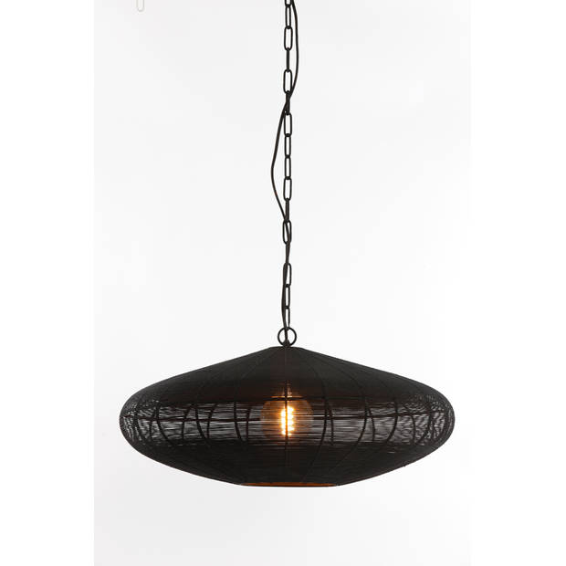 Light & Living - Hanglamp BAHOTO - Ø60x23cm - Zwart