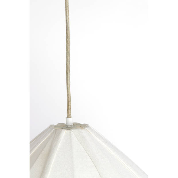 Light & Living - Hanglamp ZUBEDA - Ø49x36cm - Wit