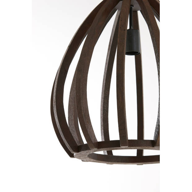 Light & Living - Hanglamp BARSIA - Ø40x42cm - Bruin