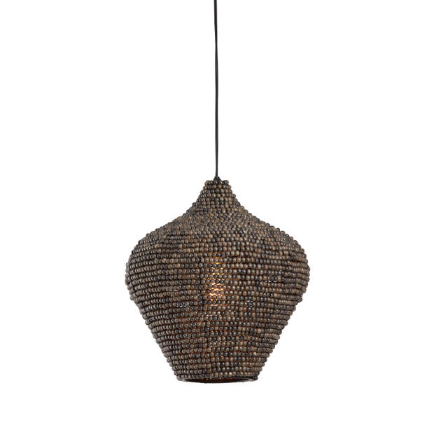 Light & Living - Hanglamp KALENGA - Ø36x41cm - Bruin