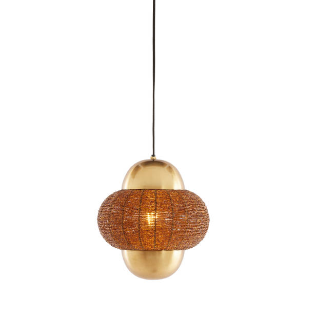 Light & Living - Hanglamp CETARA - Ø26x28cm - Bruin