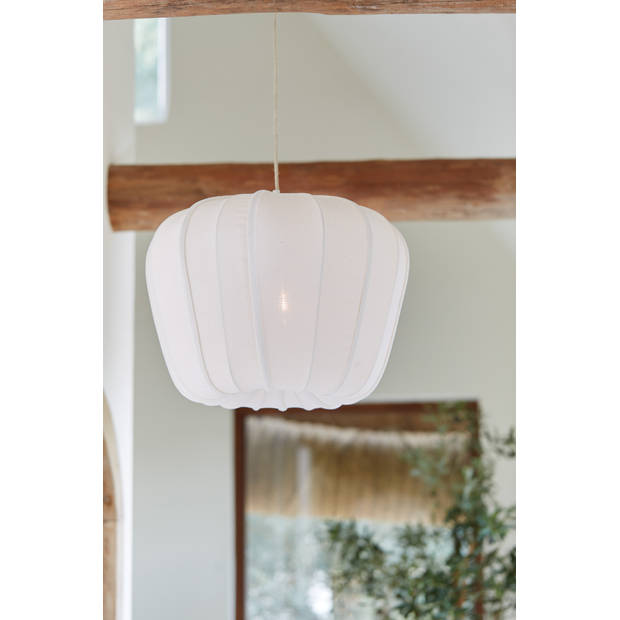 Light & Living - Hanglamp ZUBEDO - Ø60x45cm - Wit