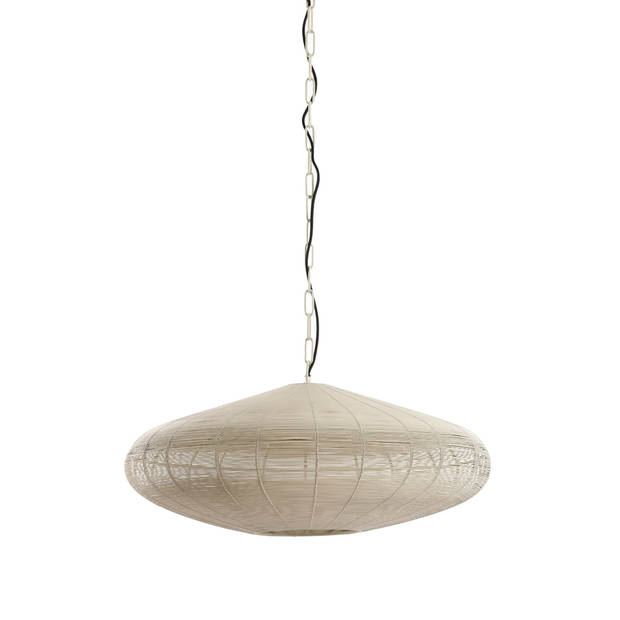 Light & Living - Hanglamp BAHOTO - Ø60x23cm - Wit