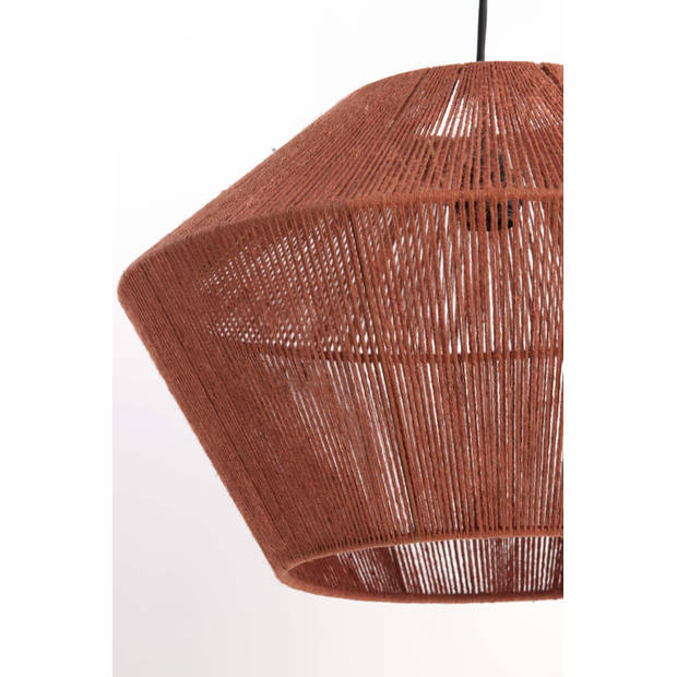 Light & Living - Hanglamp FUGIA - Ø50x33.5cm - Rood