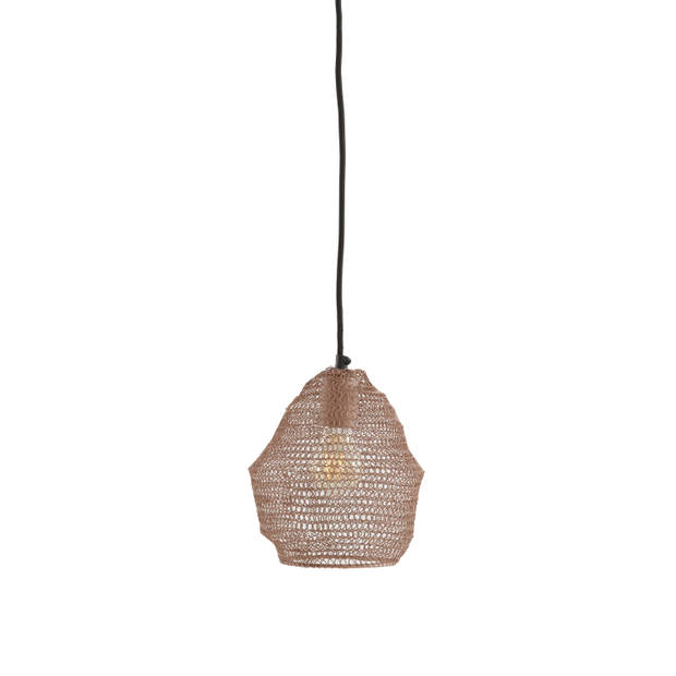 Light & Living - Hanglamp NOLA - Ø18x20cm - Oranje
