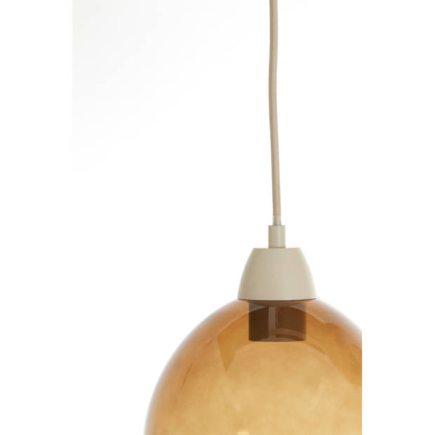 Light & Living - Hanglamp BISHO - 120x19x14cm - Bruin