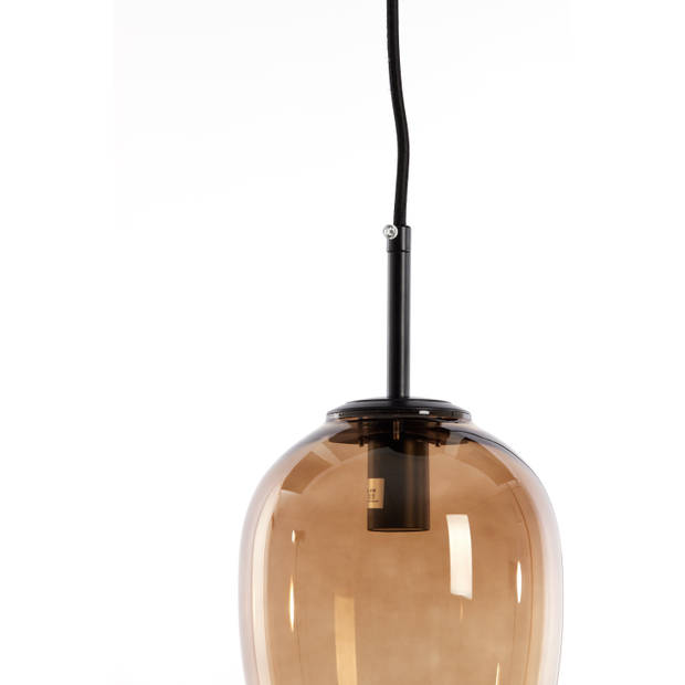 Light & Living - Hanglamp MEZZA - Ø30x23cm - Bruin