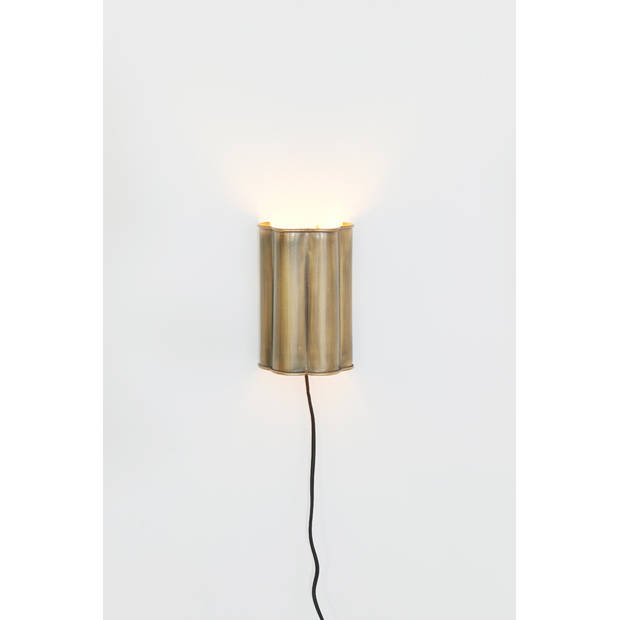 Light & Living - Wandlamp FRINGE - 13.5x9.5x20.5cm - Brons