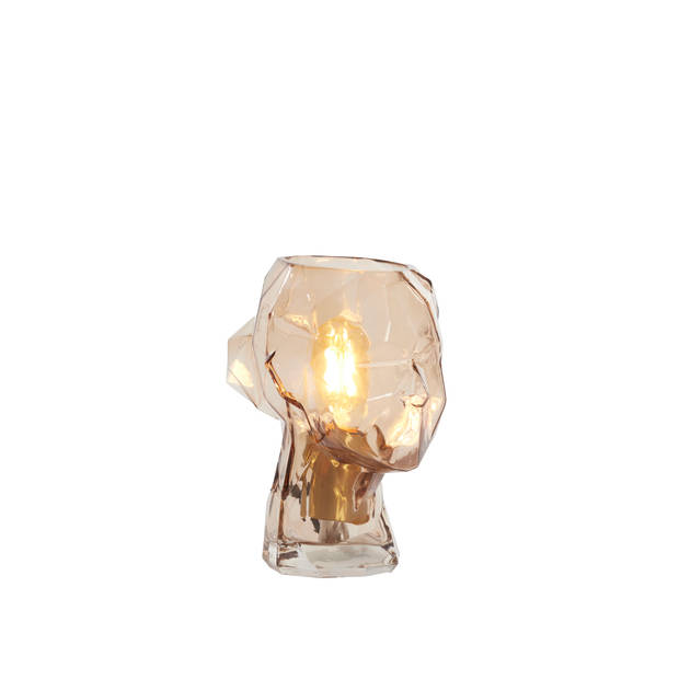 Light & Living - Tafellamp HEAD - Ø20x25cm - Bruin