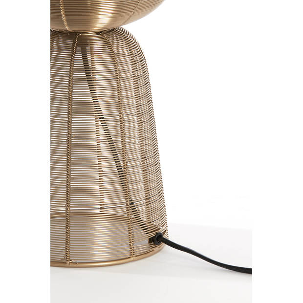 Light & Living - Tafellamp ABOSO - Ø18x42cm - Goud