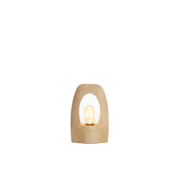Light & Living - Tafellamp CARINI - 17x8x25cm - Bruin