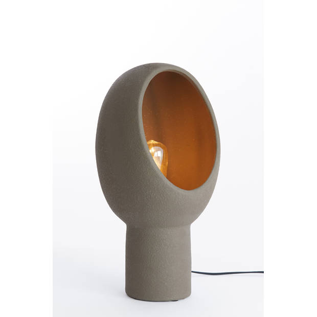 Light & Living - Tafellamp MONK - Ø25x46cm - Bruin
