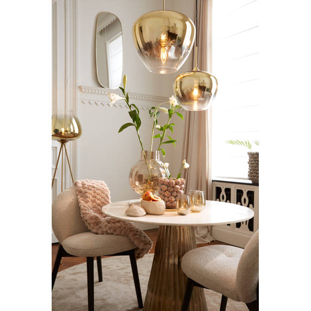 Light&living Spiegel 40x1,5x100 cm LIBRA helder glas+goud