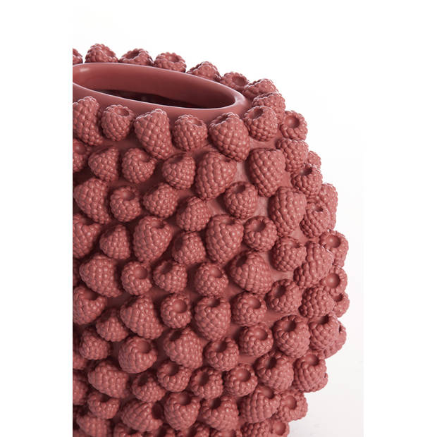 Light & Living - Vaas RASPBERRY - 32.5x18x28.8cm - Rood