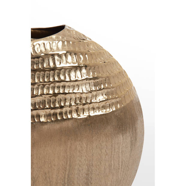 Light & Living - Vaas MAZAN - 35x9.5x34cm - Goud