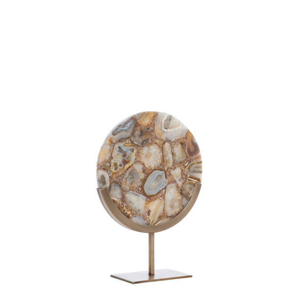 Light & Living - Ornament GOUYA - 25x10x35cm - Geel