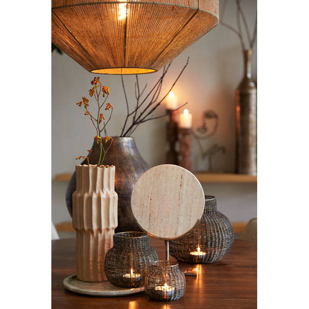 Light & Living - Ornament MORENO - 25.5x10x38.5cm - Bruin