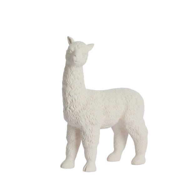 Light & Living - Ornament ALPACA - 29x13x39cm - Wit