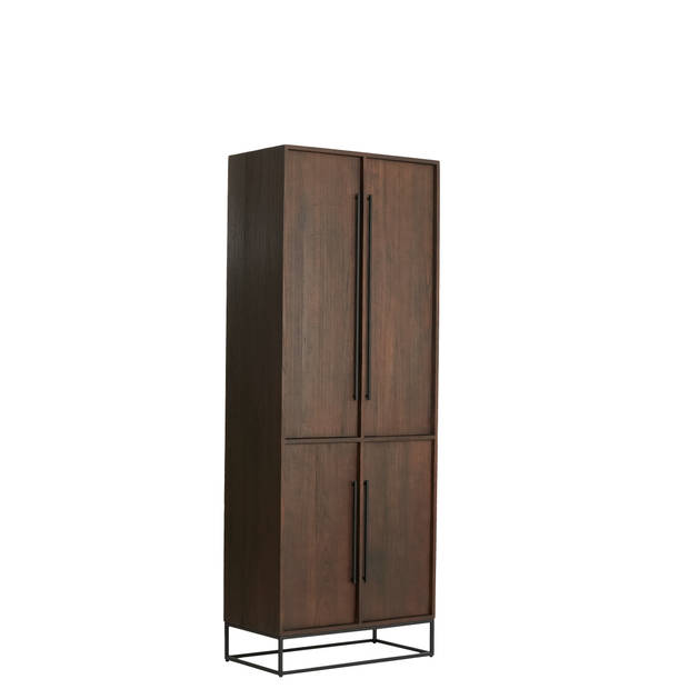 Light & Living - Kast LILIAN - 75x40x200cm - Bruin