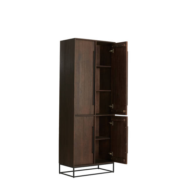 Light & Living - Kast LILIAN - 75x40x200cm - Bruin