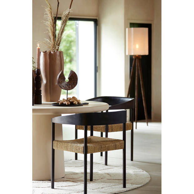 Light & Living - Stoel DELMAR - 60.5x57x76.5cm - Bruin