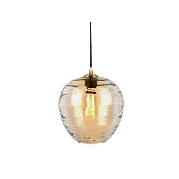 Leitmotiv - Hanglamp Glamour Globe - Amberbruin