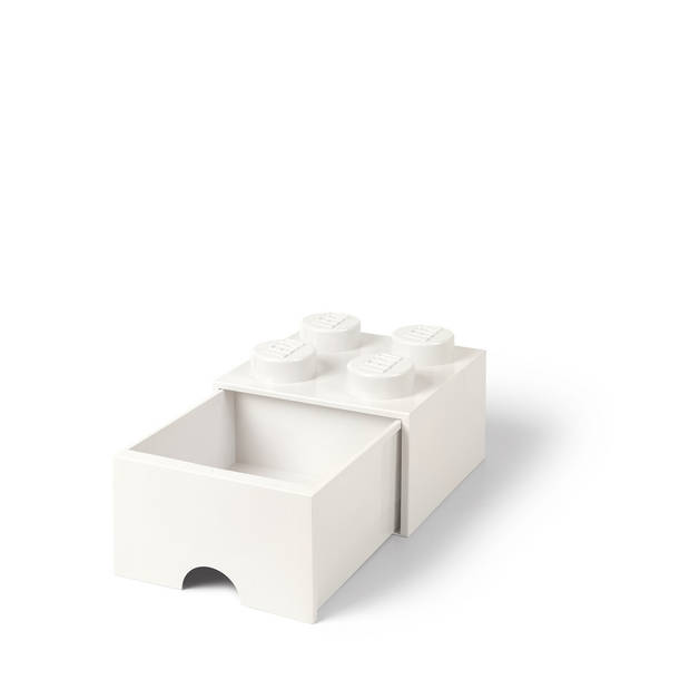 Lego - Opbergbox met Lade Brick 4 - Polypropyleen - Wit