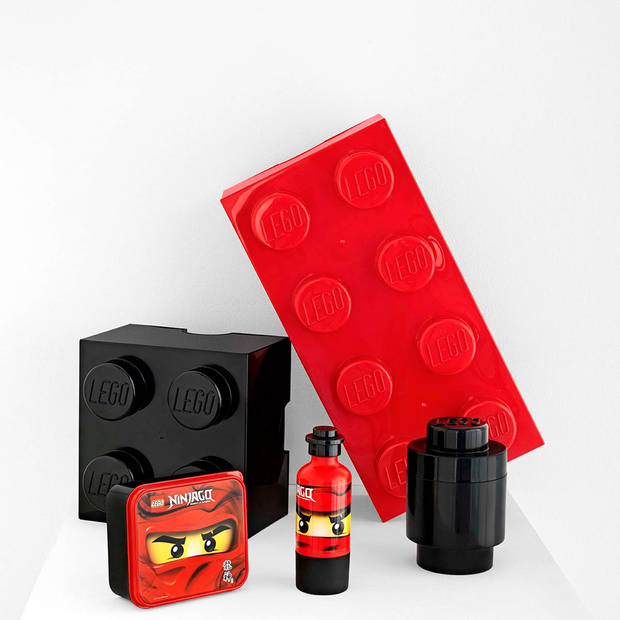 Lego - Opbergbox Brick Set van 4 Stuks - Polypropyleen - Multicolor